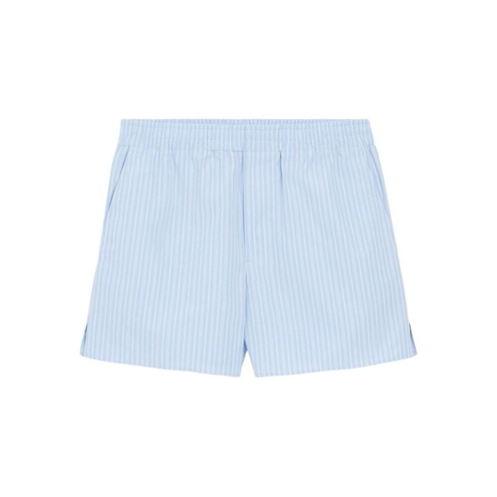 Ami Paris Men Striped Cotton Shorts